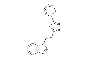 1-[2-[3-(3-pyridyl)-1H-1,2,4-triazol-5-yl]ethyl]benzotriazole