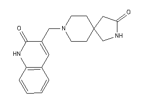 8-[(2-keto-1H-quinolin-3-yl)methyl]-3,8-diazaspiro[4.5]decan-2-one