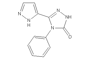 4-phenyl-3-(1H-pyrazol-5-yl)-1H-1,2,4-triazol-5-one