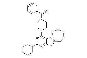 Image of [4-(cyclohexylBLAHyl)piperazino]-phenyl-methanone