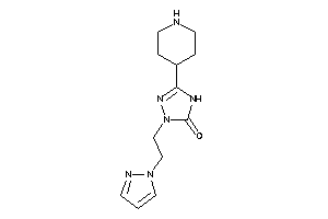 5-(4-piperidyl)-2-(2-pyrazol-1-ylethyl)-4H-1,2,4-triazol-3-one