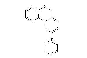 4-(2-keto-2-pyridin-1-ium-1-yl-ethyl)-1,4-benzoxazin-3-one