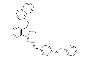 3-[(4-benzoxybenzylidene)hydrazono]-1-(1-naphthylmethyl)oxindole