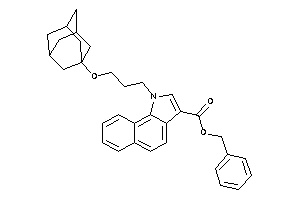 1-[3-(1-adamantyloxy)propyl]benzo[g]indole-3-carboxylic Acid Benzyl Ester