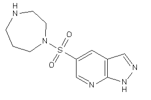 5-(1,4-diazepan-1-ylsulfonyl)-1H-pyrazolo[3,4-b]pyridine