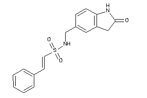 N-[(2-ketoindolin-5-yl)methyl]-2-phenyl-ethenesulfonamide