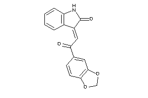 Image of 3-[2-(1,3-benzodioxol-5-yl)-2-keto-ethylidene]oxindole
