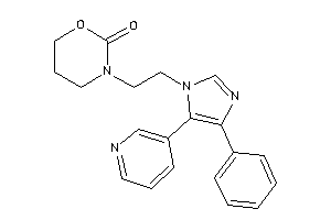 3-[2-[4-phenyl-5-(3-pyridyl)imidazol-1-yl]ethyl]-1,3-oxazinan-2-one