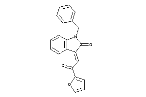 Image of 1-benzyl-3-[2-(2-furyl)-2-keto-ethylidene]oxindole