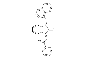 1-(1-naphthylmethyl)-3-phenacylidene-oxindole