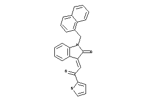 Image of 3-[2-keto-2-(2-thienyl)ethylidene]-1-(1-naphthylmethyl)oxindole