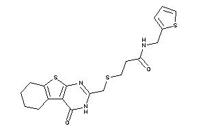 3-[(4-keto-5,6,7,8-tetrahydro-3H-benzothiopheno[2,3-d]pyrimidin-2-yl)methylthio]-N-(2-thenyl)propionamide