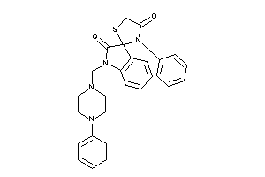 3'-phenyl-1-[(4-phenylpiperazino)methyl]spiro[indoline-3,2'-thiazolidine]-2,4'-quinone