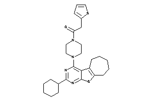 1-[4-(cyclohexylBLAHyl)piperazino]-2-(2-thienyl)ethanone
