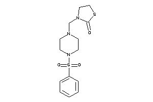 3-[(4-besylpiperazino)methyl]thiazolidin-2-one