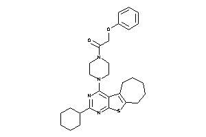 1-[4-(cyclohexylBLAHyl)piperazino]-2-phenoxy-ethanone