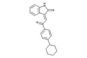3-[2-(4-cyclohexylphenyl)-2-keto-ethylidene]oxindole