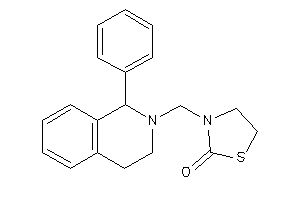 3-[(1-phenyl-3,4-dihydro-1H-isoquinolin-2-yl)methyl]thiazolidin-2-one