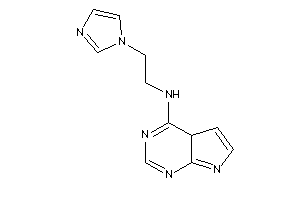 4aH-pyrrolo[2,3-d]pyrimidin-4-yl(2-imidazol-1-ylethyl)amine