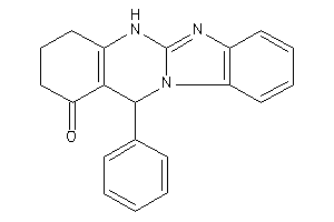 Image of 12-phenyl-3,4,5,12-tetrahydro-2H-benzimidazolo[2,1-b]quinazolin-1-one