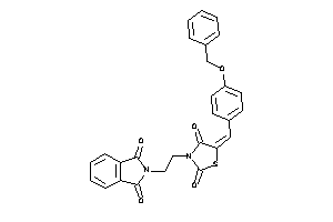 5-(4-benzoxybenzylidene)-3-(2-phthalimidoethyl)thiazolidine-2,4-quinone