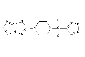 4-(4-imidazo[2,1-b][1,3,4]thiadiazol-2-ylpiperazino)sulfonylisoxazole