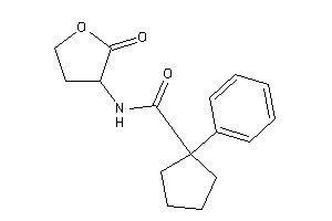 N-(2-ketotetrahydrofuran-3-yl)-1-phenyl-cyclopentanecarboxamide