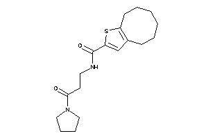 N-(3-keto-3-pyrrolidino-propyl)-4,5,6,7,8,9-hexahydrocycloocta[b]thiophene-2-carboxamide