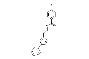 1-keto-N-[2-(1-phenylpyrazol-4-yl)ethyl]isonicotinamide