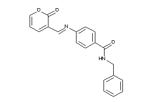 N-benzyl-4-[(2-ketopyran-3-yl)methyleneamino]benzamide