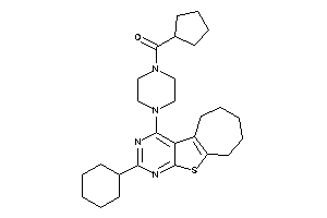 [4-(cyclohexylBLAHyl)piperazino]-cyclopentyl-methanone
