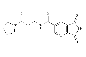 1,3-diketo-N-(3-keto-3-pyrrolidino-propyl)isoindoline-5-carboxamide