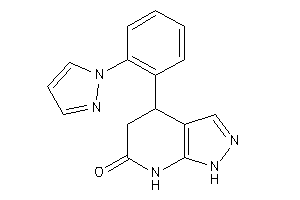 Image of 4-(2-pyrazol-1-ylphenyl)-1,4,5,7-tetrahydropyrazolo[3,4-b]pyridin-6-one