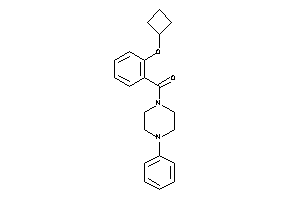 Image of [2-(cyclobutoxy)phenyl]-(4-phenylpiperazino)methanone