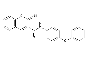 2-imino-N-(4-phenoxyphenyl)chromene-3-carboxamide