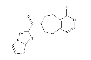 Image of 7-(imidazo[2,1-b]thiazole-6-carbonyl)-5,6,8,9-tetrahydro-3H-pyrimido[4,5-d]azepin-4-one