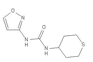 1-isoxazol-3-yl-3-tetrahydrothiopyran-4-yl-urea