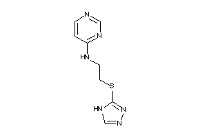 4-pyrimidyl-[2-(4H-1,2,4-triazol-3-ylthio)ethyl]amine