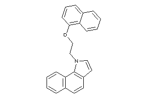 1-[2-(1-naphthoxy)ethyl]benzo[g]indole