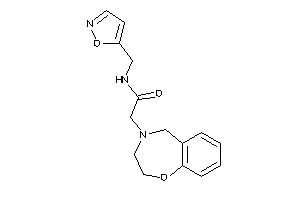 2-(3,5-dihydro-2H-1,4-benzoxazepin-4-yl)-N-(isoxazol-5-ylmethyl)acetamide