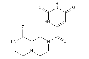 6-(9-keto-3,4,6,7,8,9a-hexahydro-1H-pyrazino[1,2-a]pyrazine-2-carbonyl)uracil