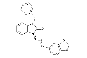 1-benzyl-3-(piperonylidenehydrazono)oxindole