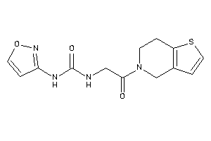 1-[2-(6,7-dihydro-4H-thieno[3,2-c]pyridin-5-yl)-2-keto-ethyl]-3-isoxazol-3-yl-urea