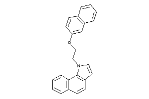 1-[2-(2-naphthoxy)ethyl]benzo[g]indole