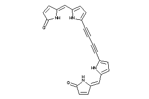 5-[[5-[4-[5-[(5-keto-3-pyrrolin-2-ylidene)methyl]-1H-pyrrol-2-yl]buta-1,3-diynyl]-1H-pyrrol-2-yl]methylene]-3-pyrrolin-2-one