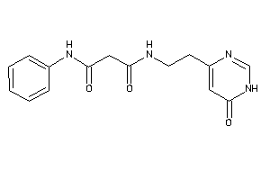 N-[2-(6-keto-1H-pyrimidin-4-yl)ethyl]-N'-phenyl-malonamide