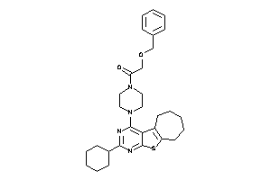 2-benzoxy-1-[4-(cyclohexylBLAHyl)piperazino]ethanone