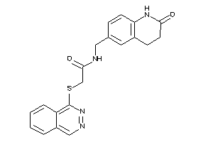 N-[(2-keto-3,4-dihydro-1H-quinolin-6-yl)methyl]-2-(phthalazin-1-ylthio)acetamide