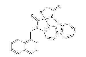 1-(1-naphthylmethyl)-3'-phenyl-spiro[indoline-3,2'-thiazolidine]-2,4'-quinone