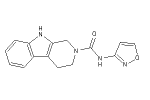N-isoxazol-3-yl-1,3,4,9-tetrahydro-$b-carboline-2-carboxamide